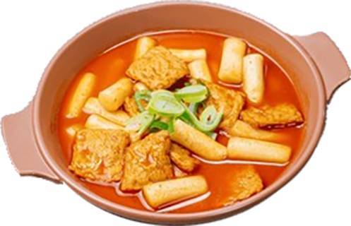 Tteokbokki with boiled egg