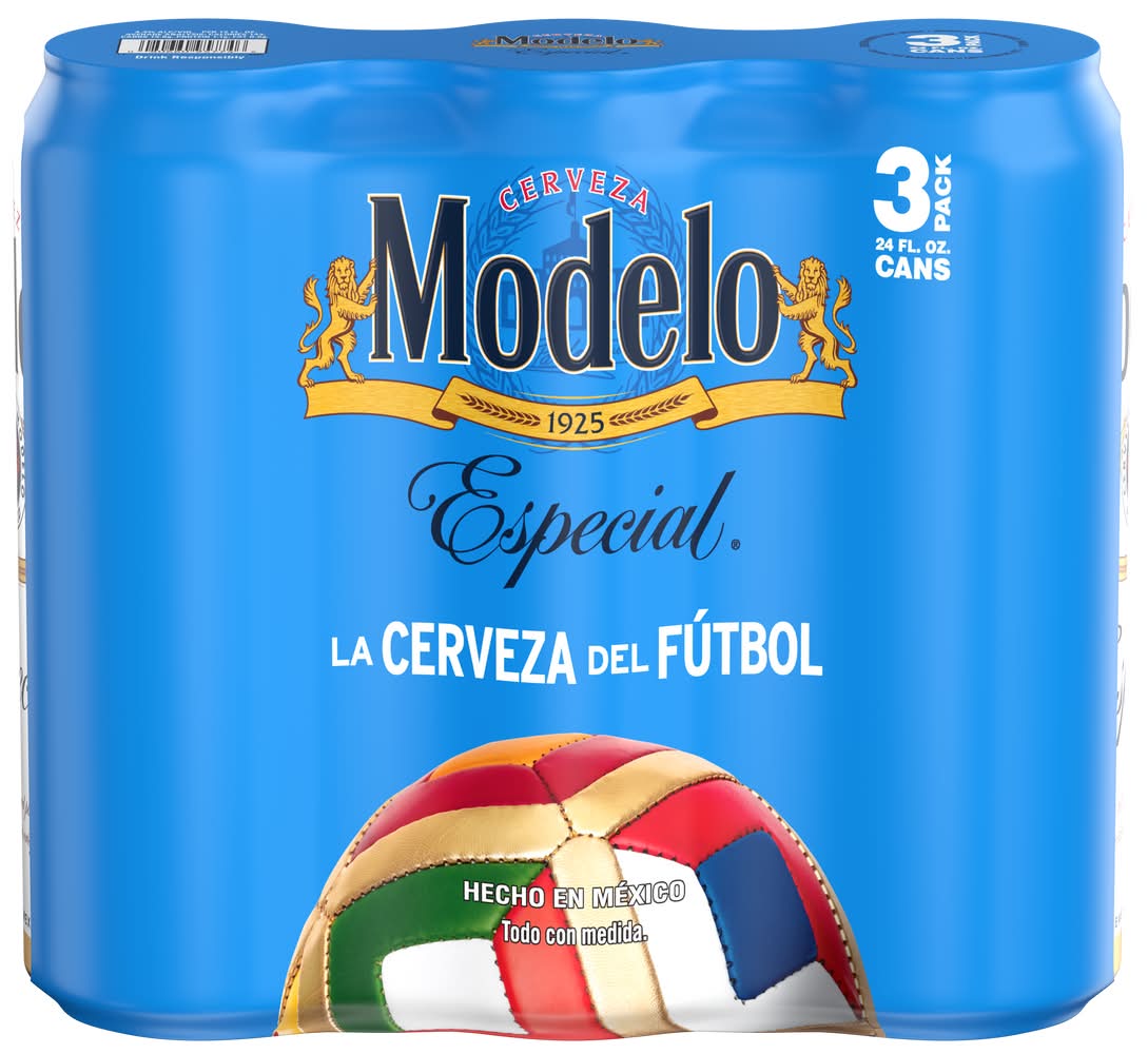 Modelo Especial Mexican Lager Imported Beer (3 x 24 fl oz)