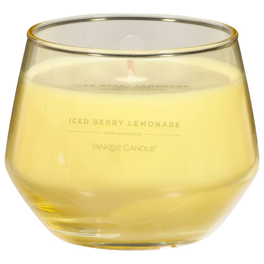 Yankee Candle Iced Berry Lemonade Candle With Essential Oils