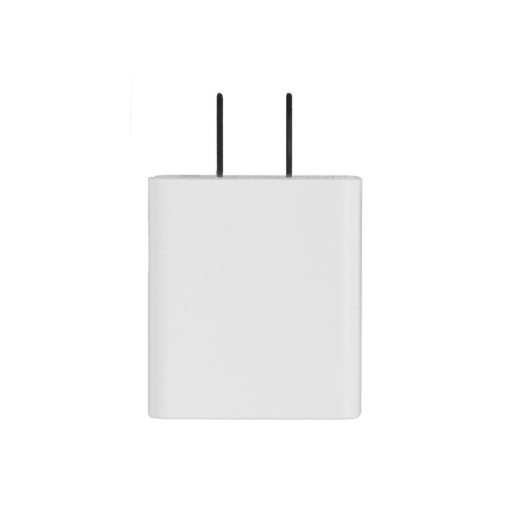 Miniso · Adaptador de carga con doble puerto usb sintético, blanco