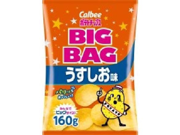 カルビー ポテトチップス うすしお味 ビッグバッグ (160g)