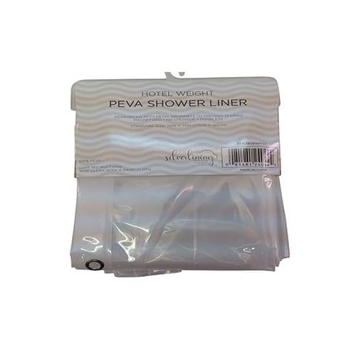 Eco Peva Shower Liner Clear (1 ct)