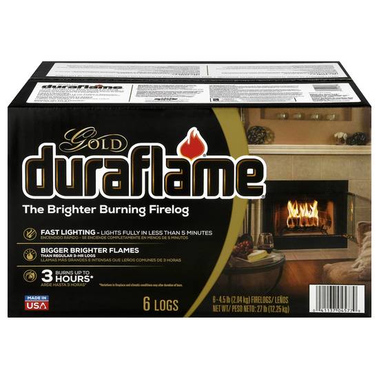 Duraflame Brighter Burning Firelog (6 logs)