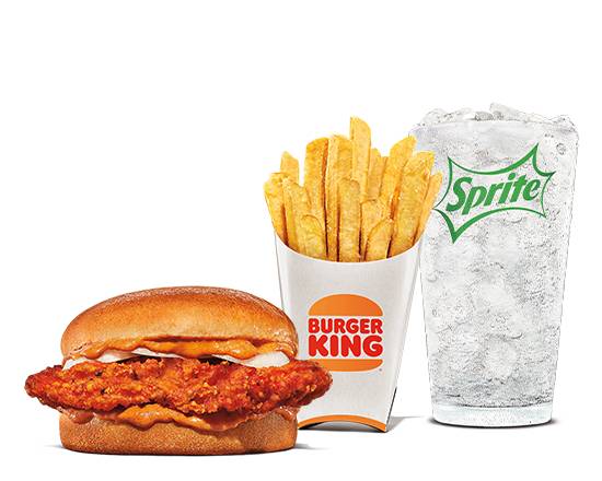 Spicy Crispy Butter Chicken Sandwich Meal
