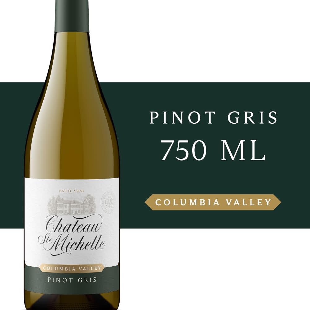 Chateau Ste. Michelle Columbia Valley Pinot Gris Wine, 2021 (750 ml)