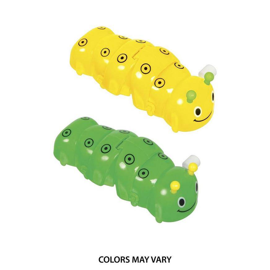 Party City Wind-Up Caterpillar Toy (2 1/4in x 3 1/4in/multi)