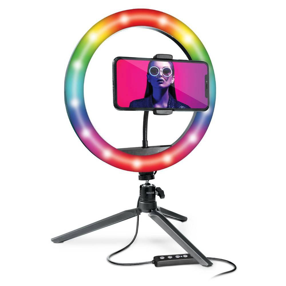 Bower Tabletop Rgb Ring Light 25 cm