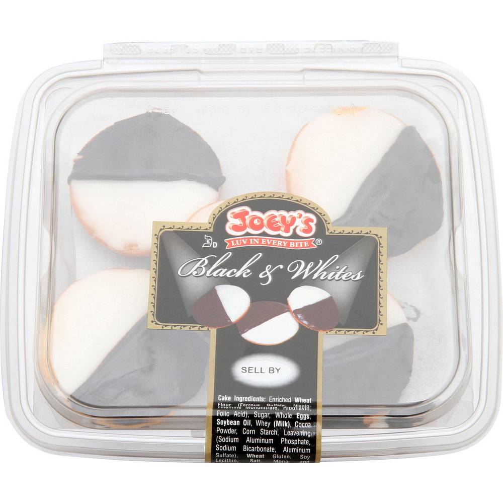 Joeys Fine Foods Black & White Cookies (24 oz)