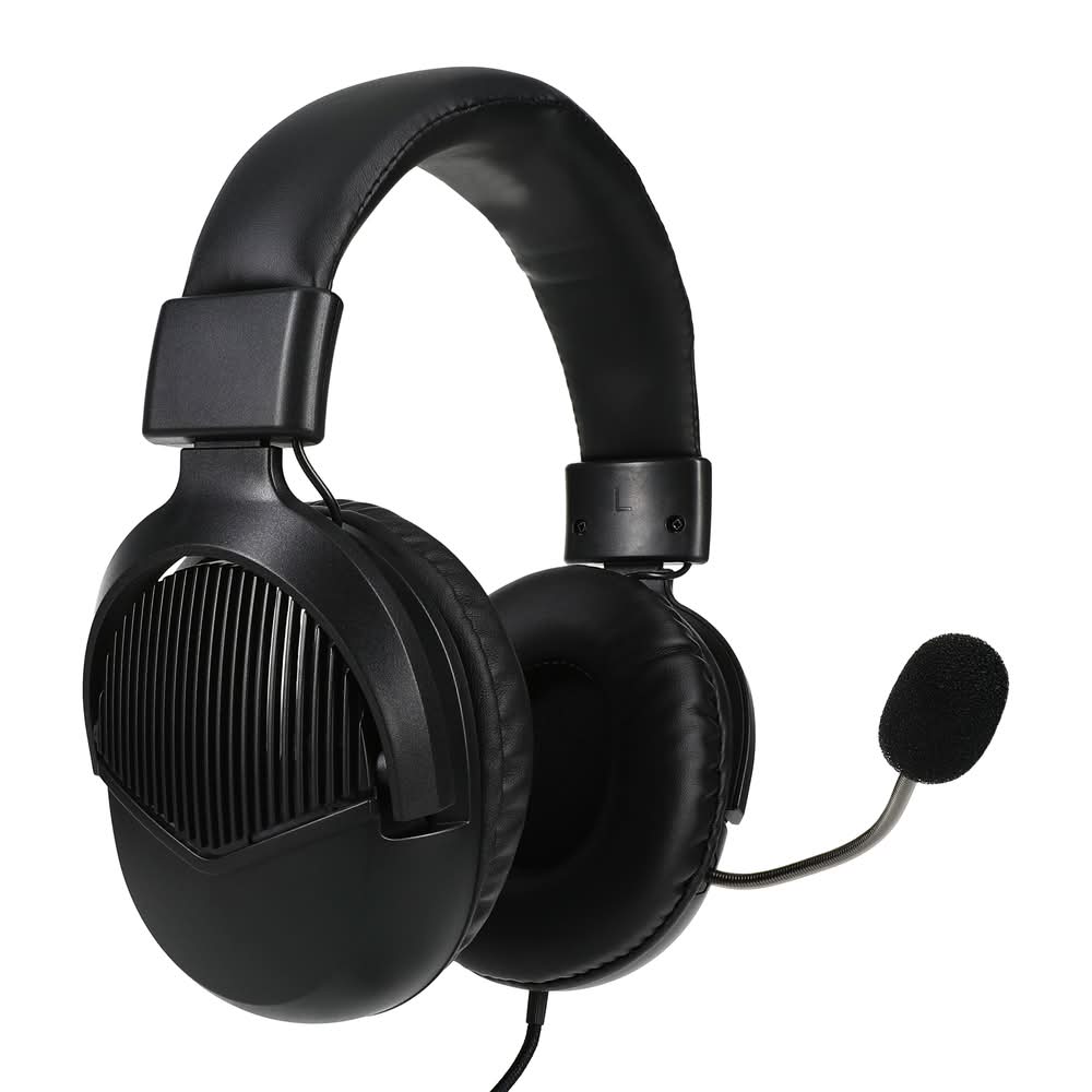 Titan Wired Led Gaming Headset With Mic, Black