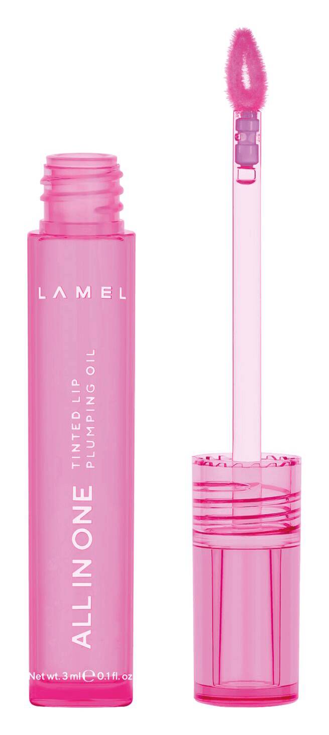 All in One Lip Tinted Plumping Oil Pink Sparkle (0.1, Pink Sparkle)