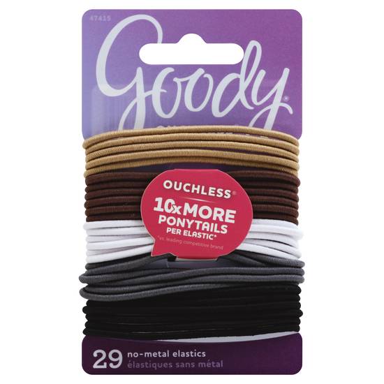 Goody Ouchless No-Metal Elastics (29 ct)
