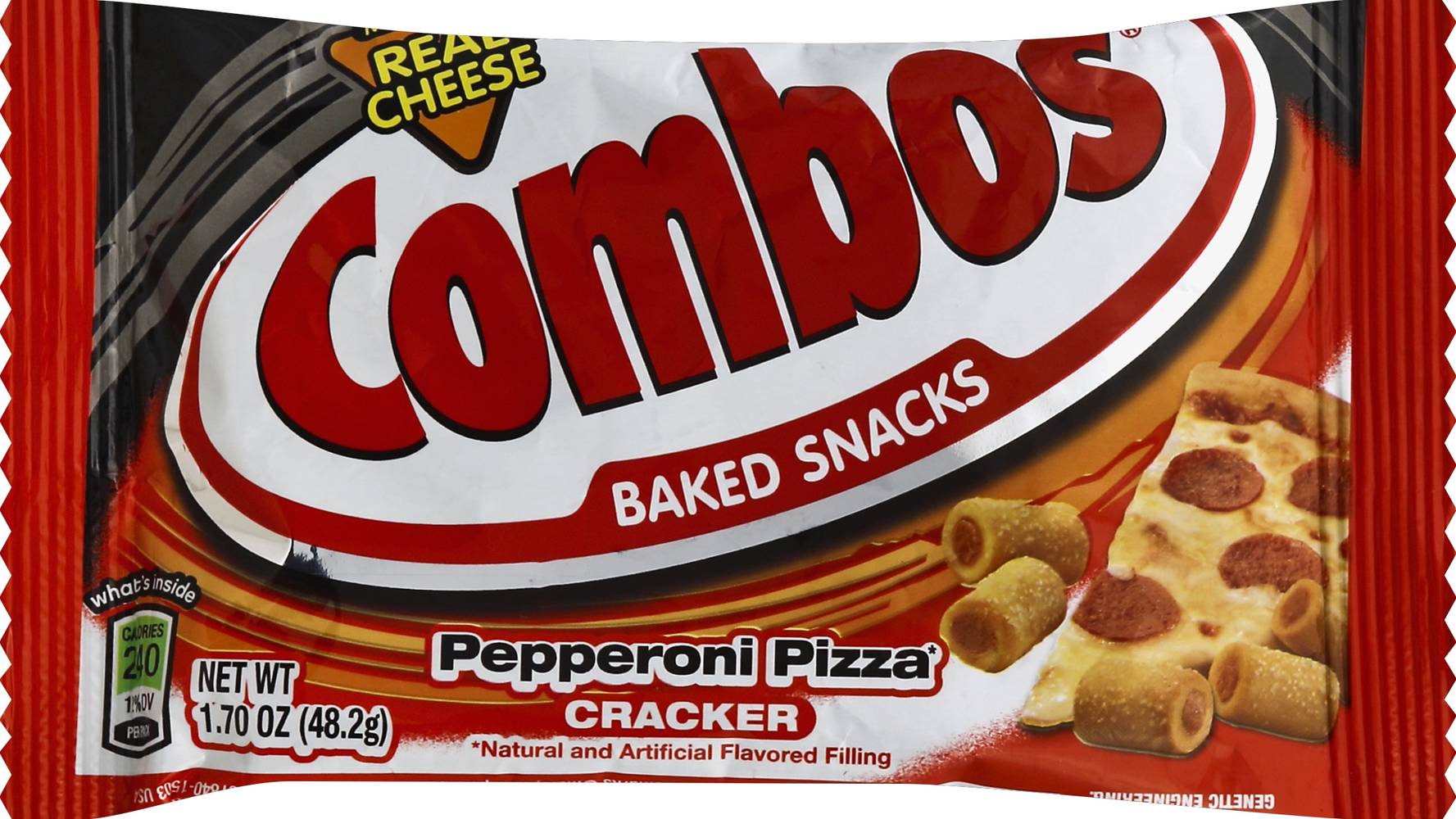 Combos Pepperoni Pizza Cracker Baked Snacks