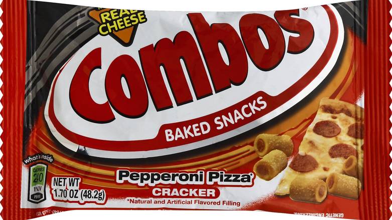 Combos Pepperoni Pizza Cracker Baked Snacks