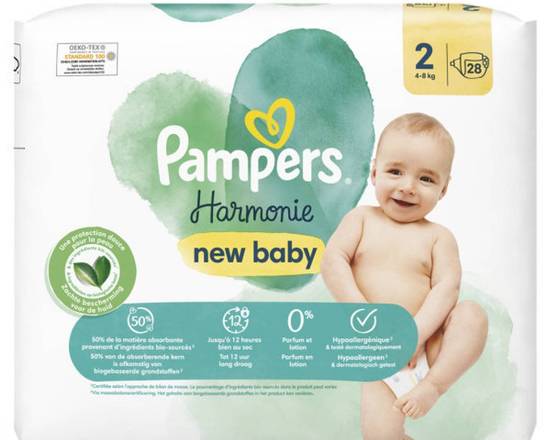 Pampers Couches Harmonie Taille 2