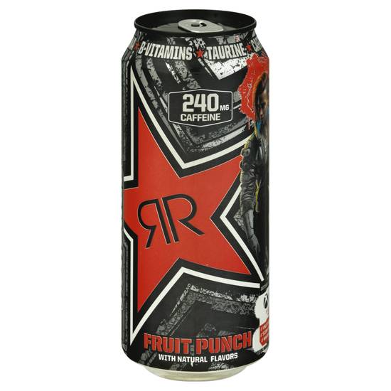 Rockstar Energy Drink (16 fl oz) (fruit punch)