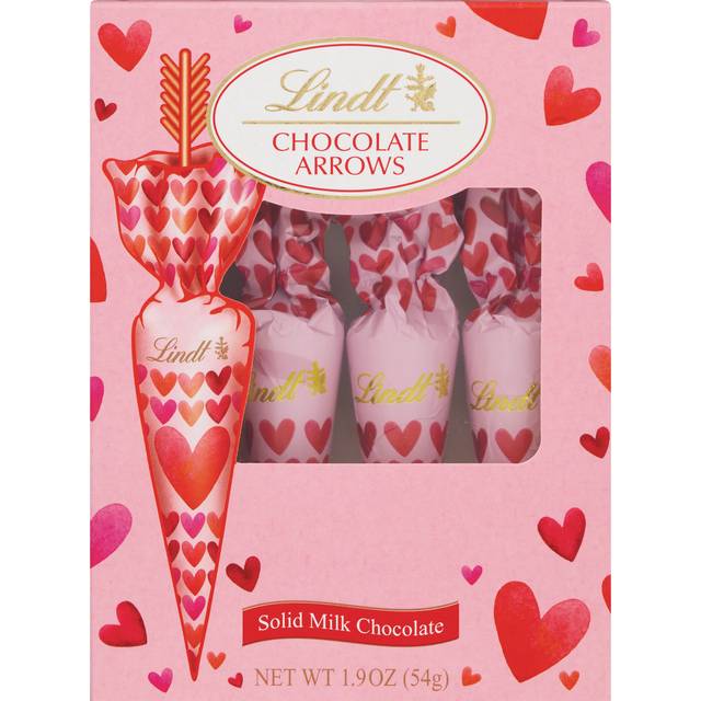 Lindt Milk Chocolate Cupid Arrows, 4 ct, 1.9 oz