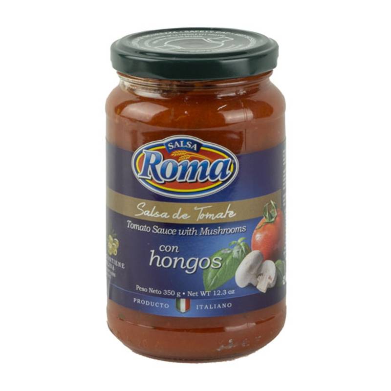 Roma salsa de tomate con hongos (frasco 350 g)