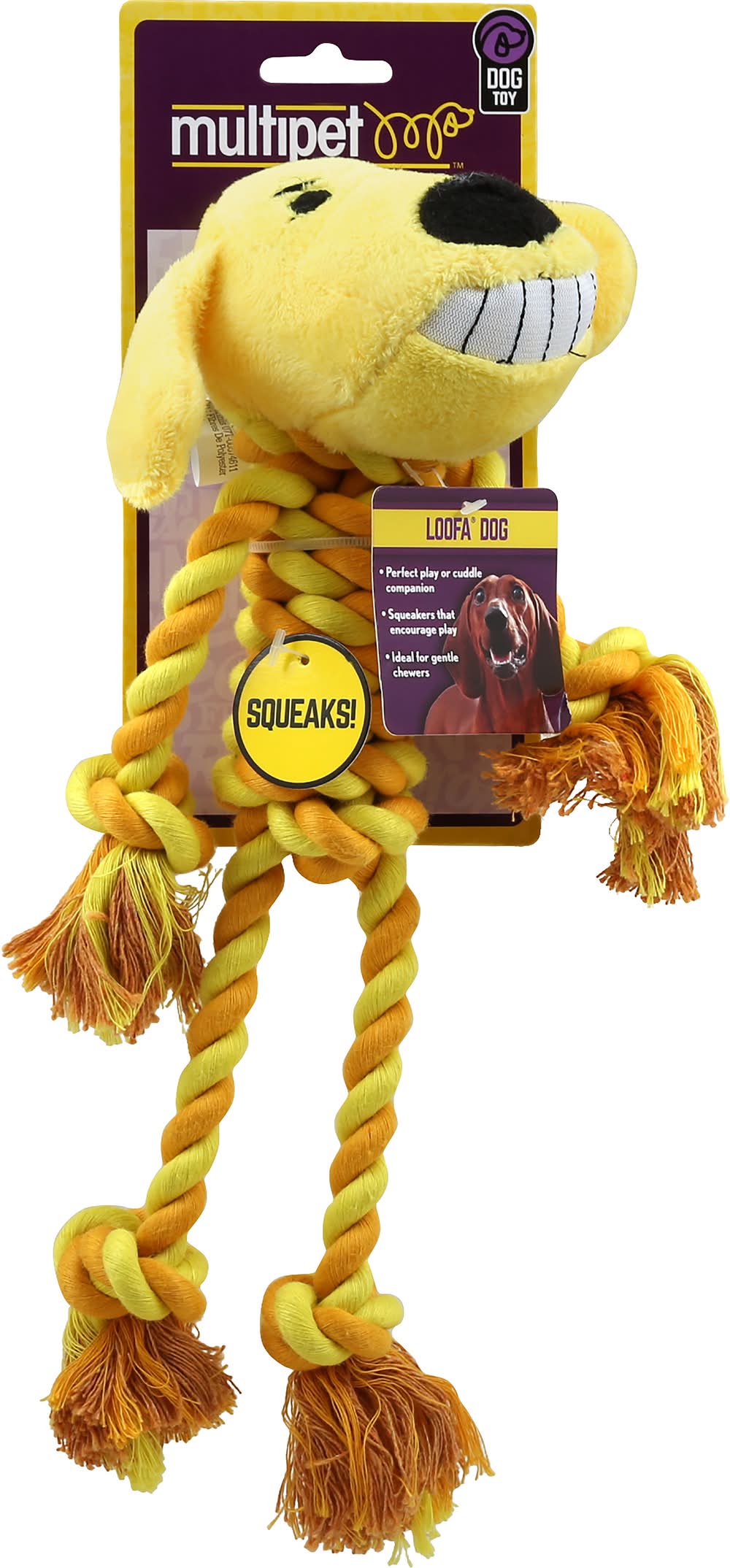 Multipet Loofa Dog Toy