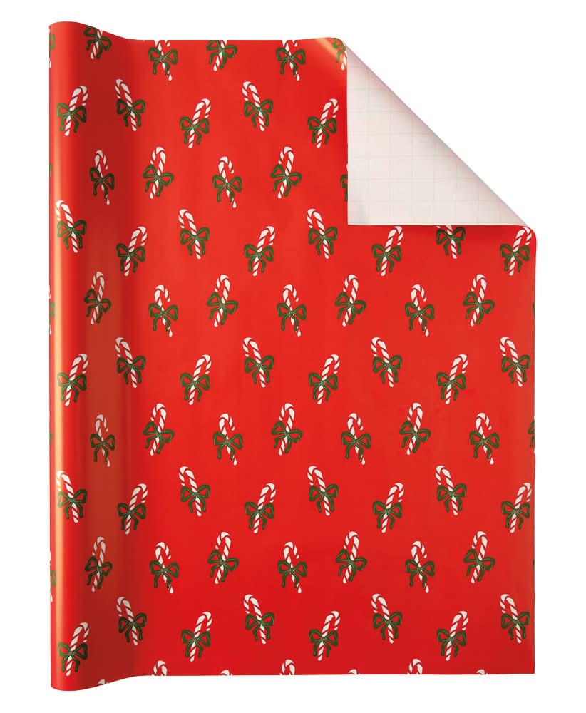 Merry Moments Gift Wrap Candy Canes