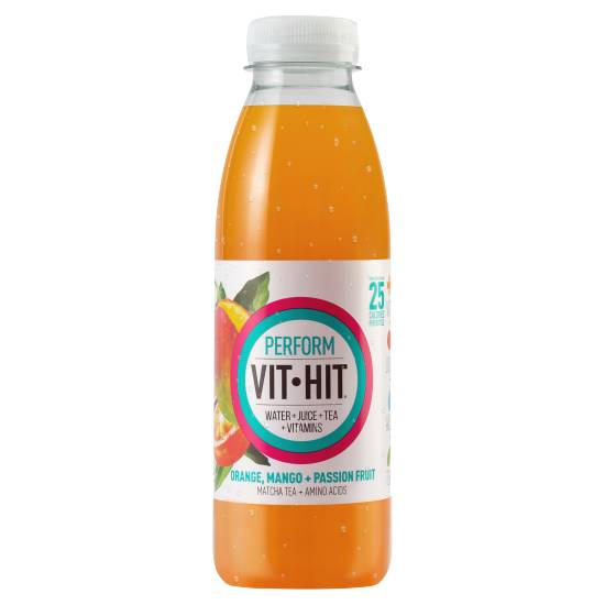 Vit Hit Perform Mango + Passionfruit Matcha Tea + Amino Acids (500 ml)