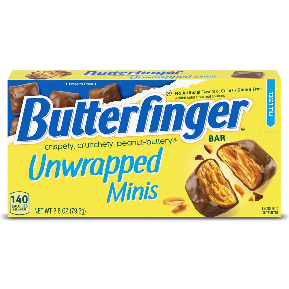 Butterfinger Unwrapped Minis Candy Bars