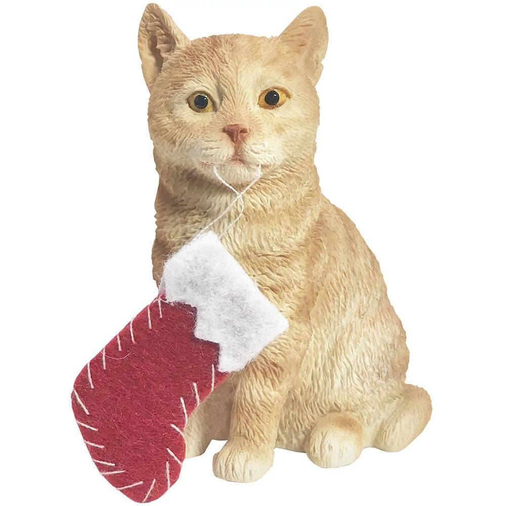 Sanidcast Ginger Tabby Cat Ornament