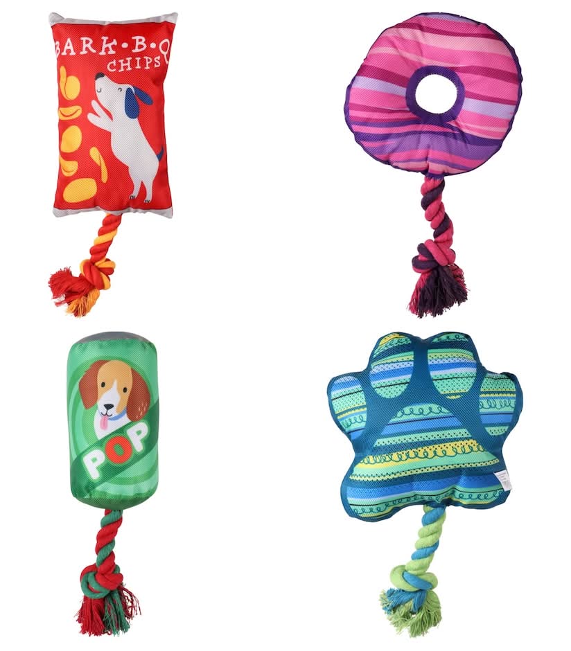 Greenbrier Kennel Club Squeaky Dog Toy With Rope, 1-ct.