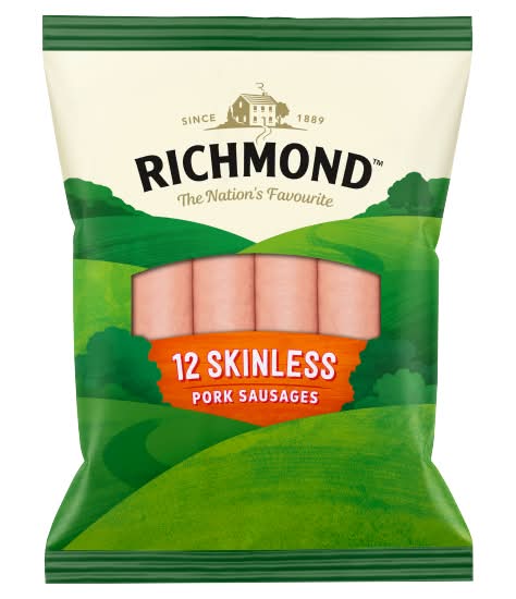 Richmond Skinless Pork Sausages (12 pack)