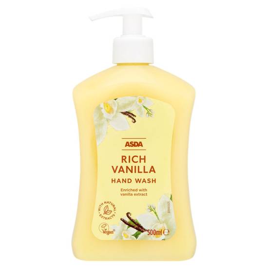 Asda Rich Vanilla Hand Wash 500ml