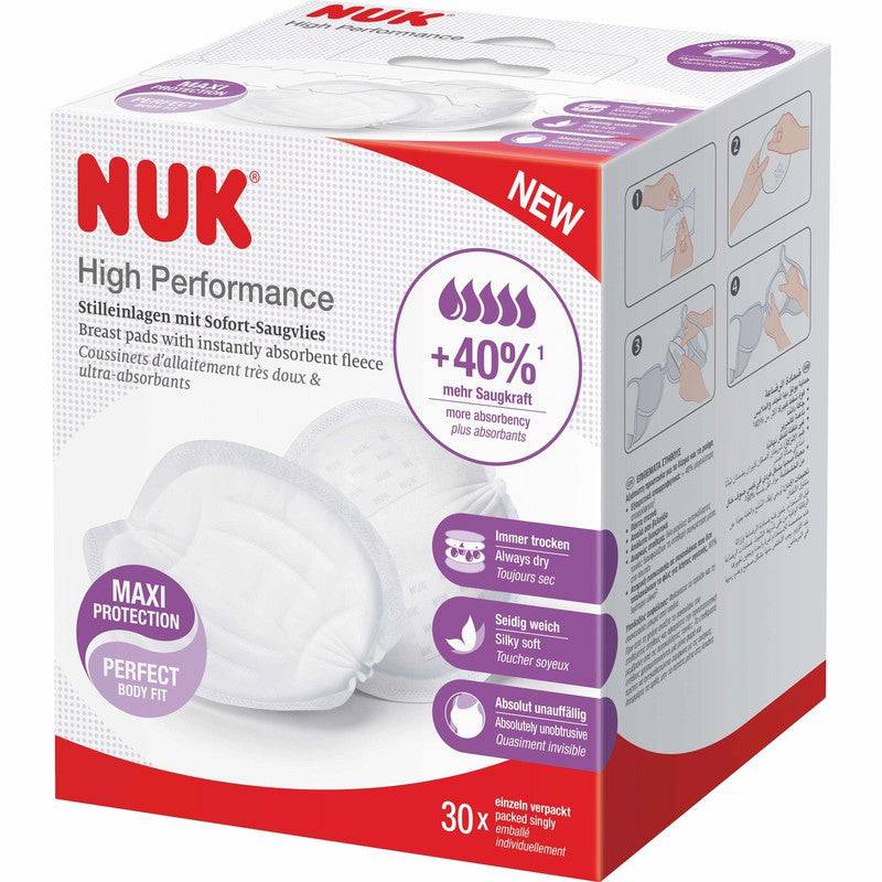 NUK High Perform. Breast Pads 30pk