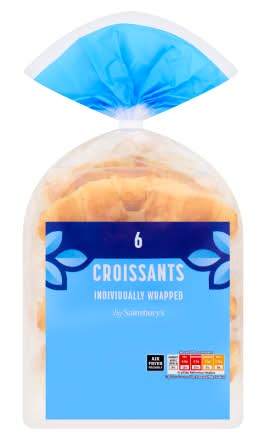 Sainsbury's Individually Wrapped Croissants (6 pack)