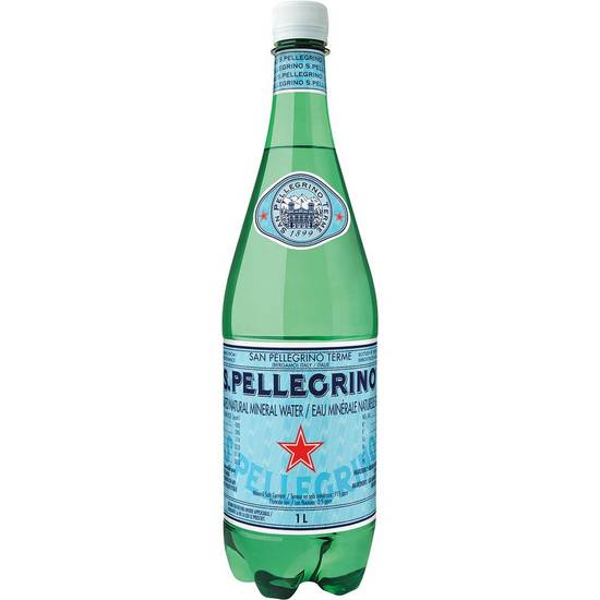 San Pellegrino Carbonated Natural Mineral Water (1 L)