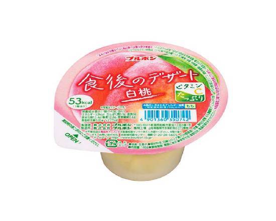 北日本 白桃果凍 140g(乾貨)^300252042