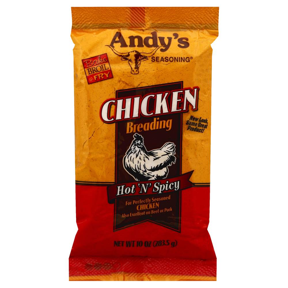 Andy's Seasoning Hot 'N' Spicy Chicken Breading (10 oz)