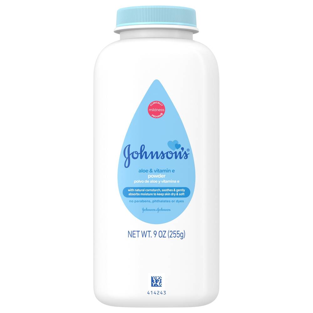 Johnson's Soothing Aloe & Vitamin E Baby Powder