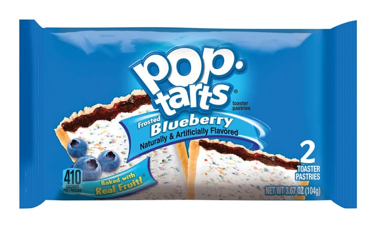 Pop-Tarts Blueberry Toaster Pastries 3.67 Oz Pouch