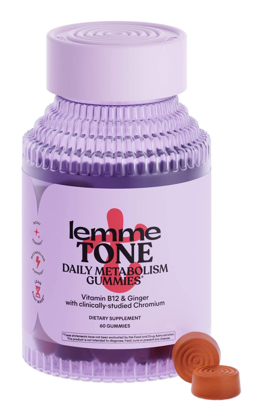 Lemme Tone Daily Metabolism Gummies (60 ct)