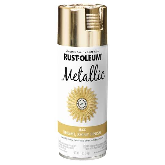 Rust-Oleum Metallic Spray Paint, Gold (11 oz)