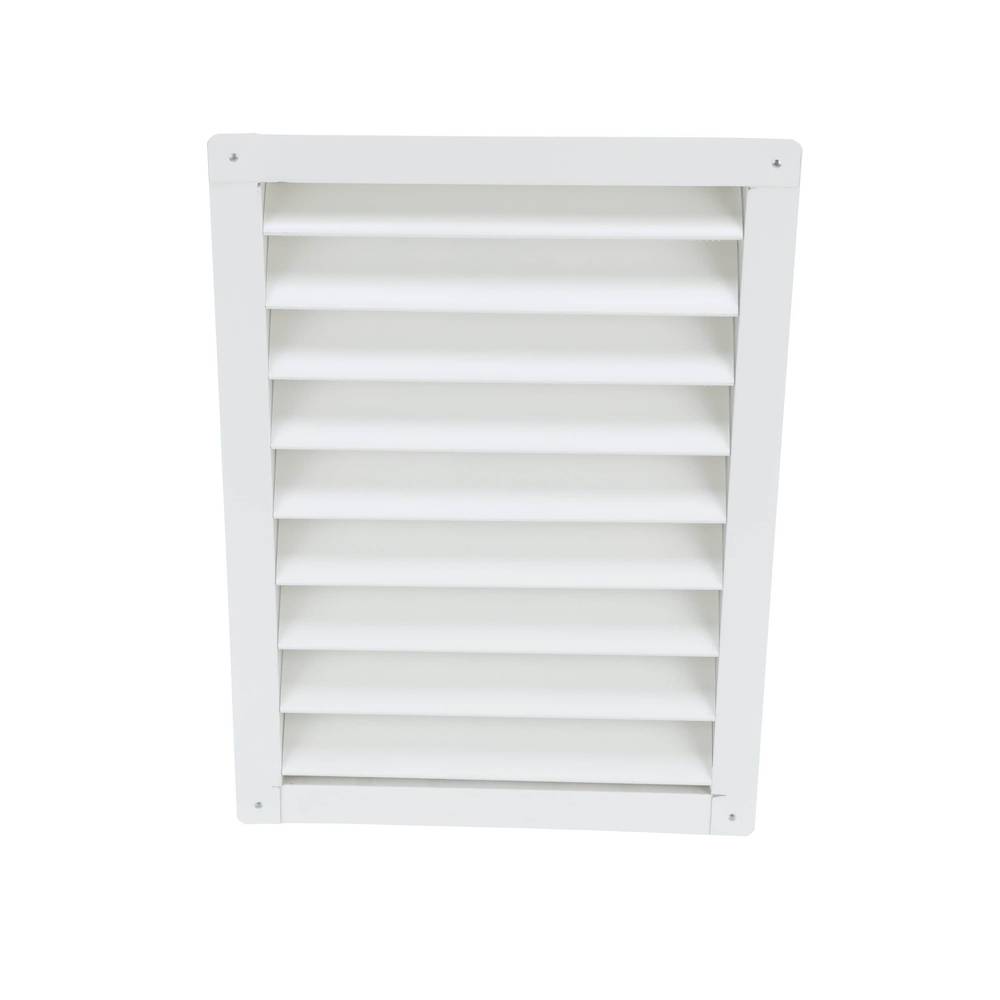 Air Vent 12-in x 18-in White Rectangle Aluminum Gable Louver Vent | 81214