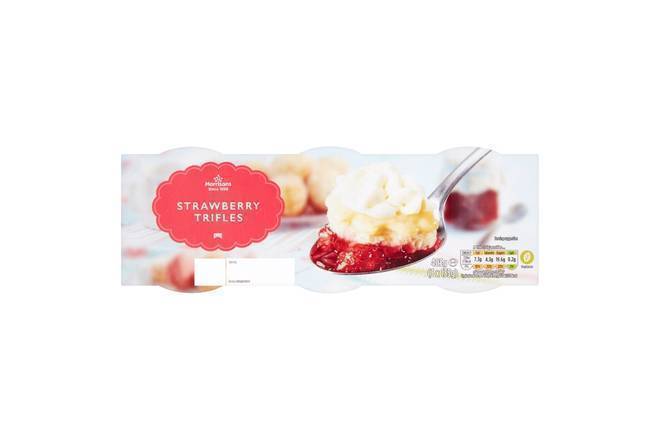Morrisons Strawberry Trifle 135g 3pk