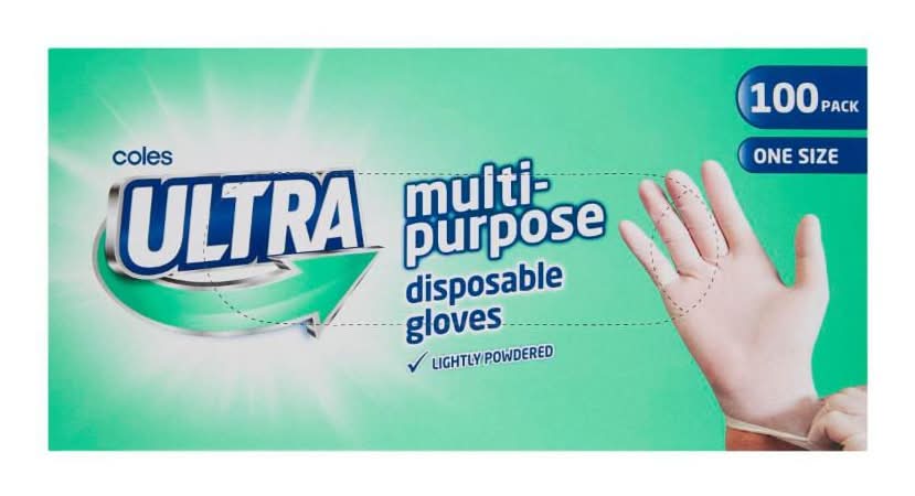 Coles Multi Purpose Disposable Gloves (100 pack)