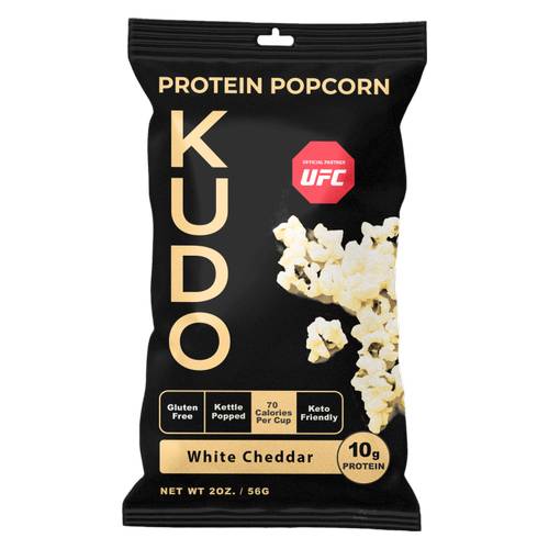 Kudo Protein Popcorn (white cheddar cheese)