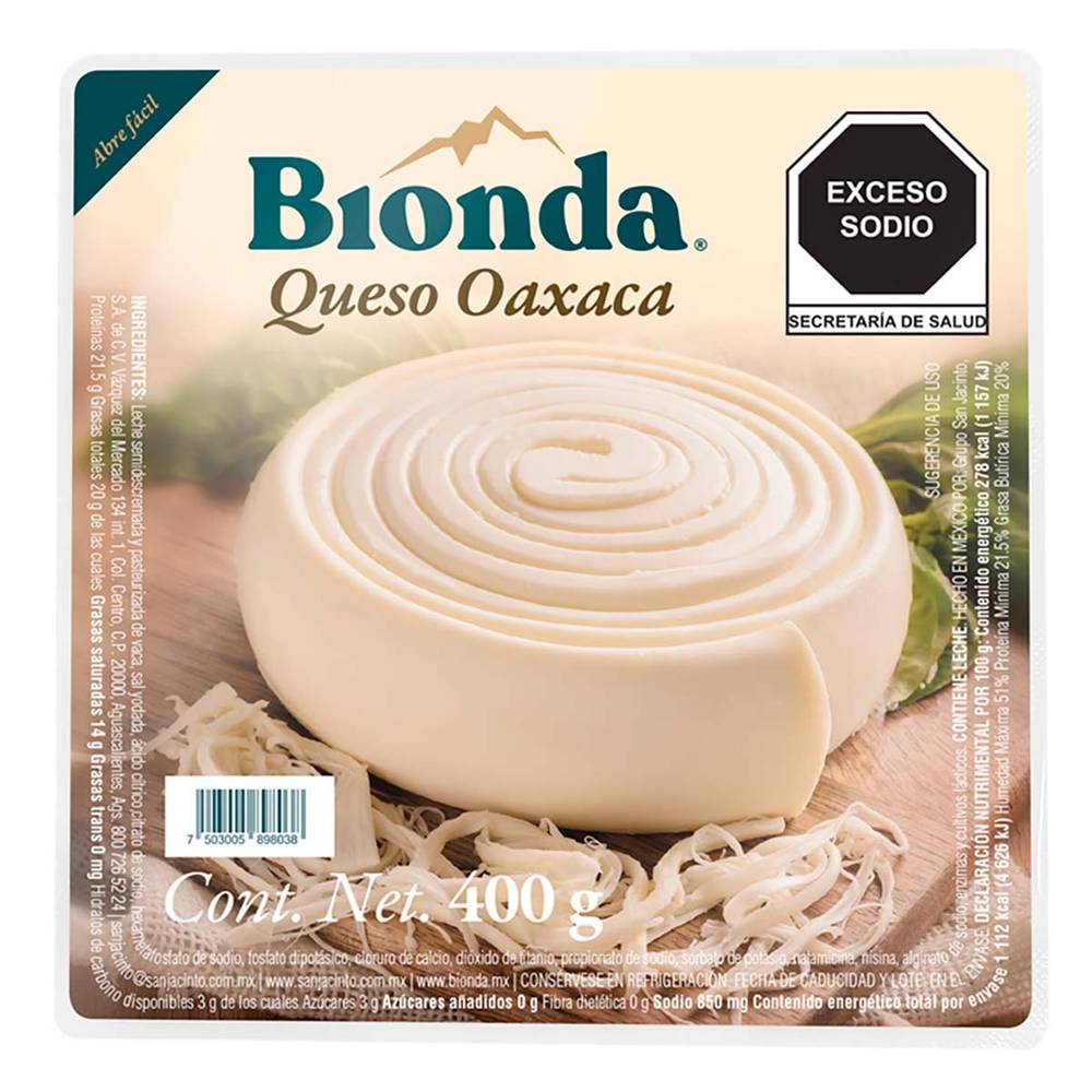 Bionda queso oaxaca