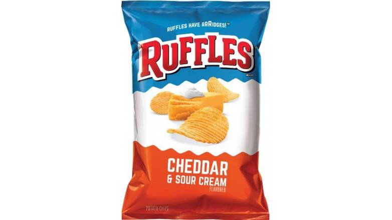 Ruffles Cheddar and Sour Cream Potato Chips