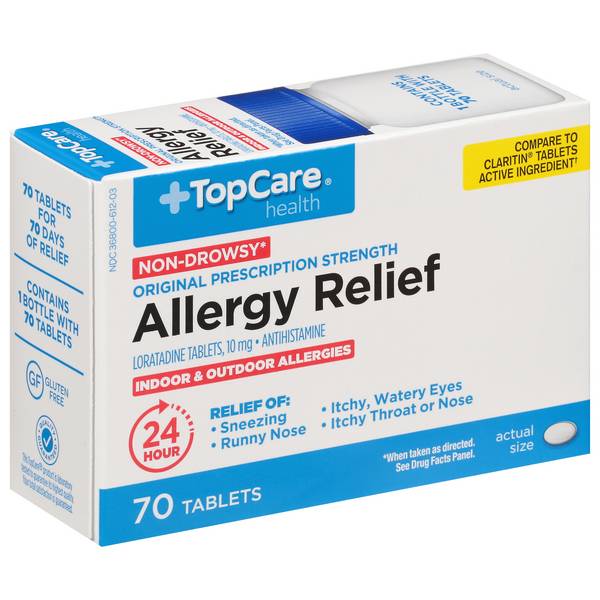 Topcare Allergy Relief 24hr Tablets