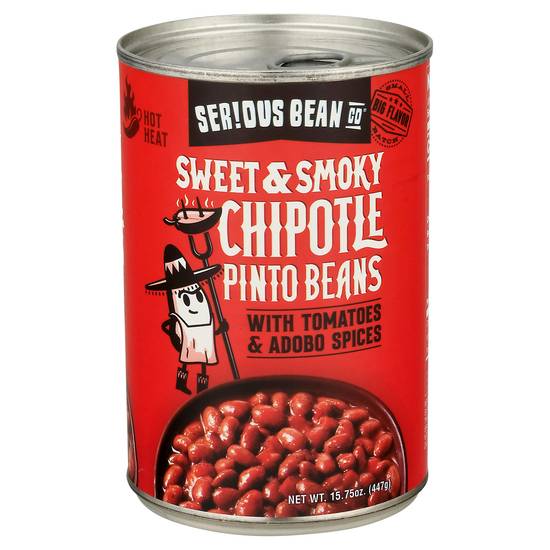 Serious Bean Co Sweet & Smoky Chipotle Pinto Beans With Tomatoes (15.75 oz)