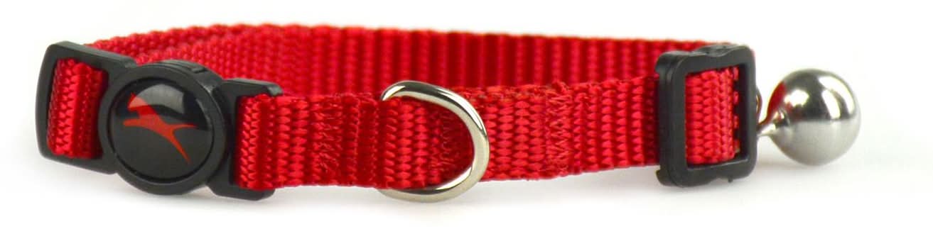 JUMP! Nylon Adjustable Breakaway Red Cat Collar, 1 ea
