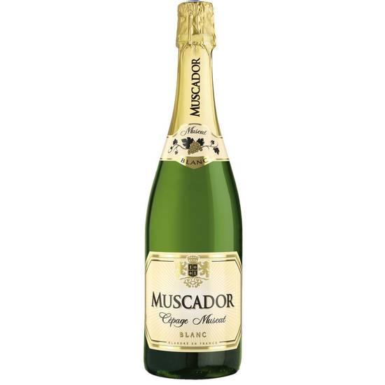 Vin Effervescent Muscat Blanc 75cl - MUSCADOR