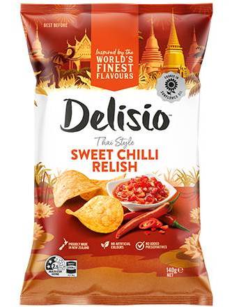 Delisio sweet chilli relish 140g
