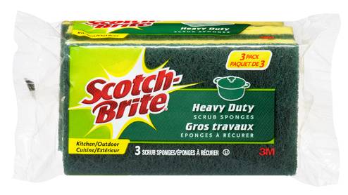 Scotch-Brite Heavy Duty Scrub Sponge (3 ct)